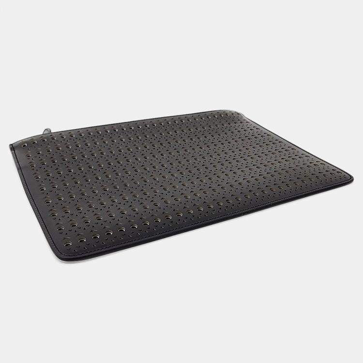 Pre Owned Alaia Black Leather Clutch