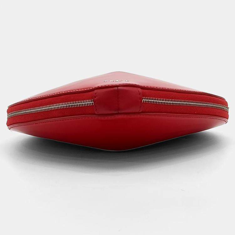 Pre Owned Alaia Red Leather pendant heart bag