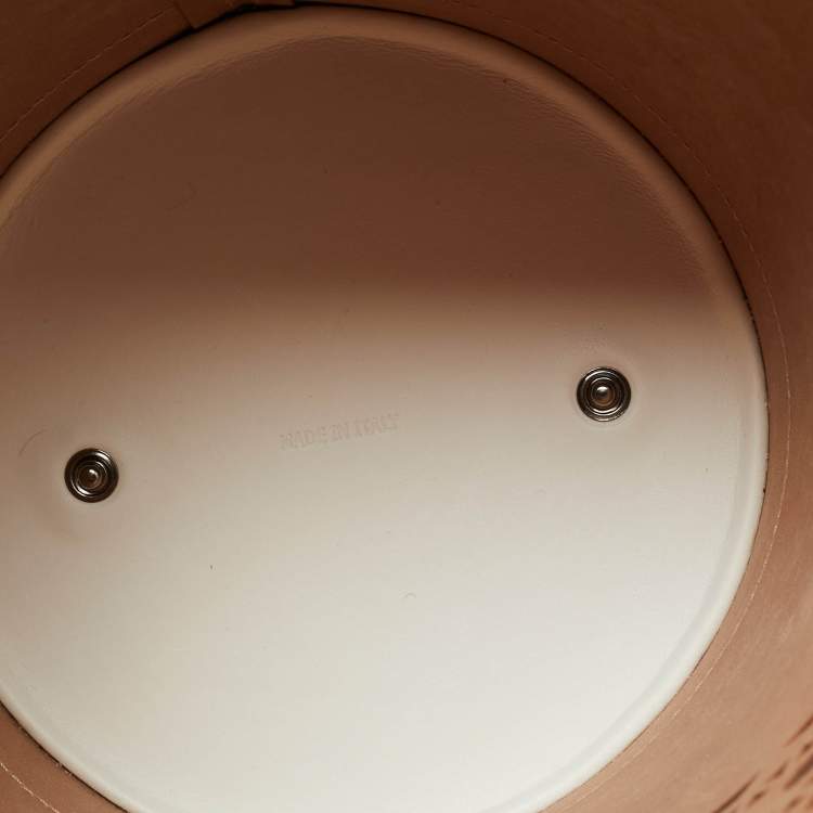 Pre Owned Alaia White Leather 1992 Edition Vienne Bucket Bag