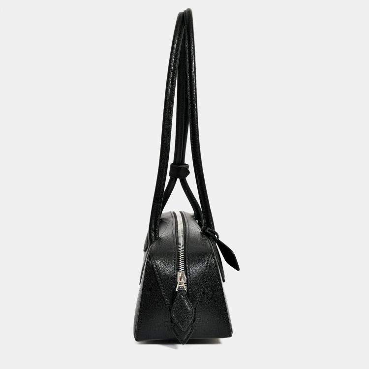 Pre Owned Alaia Black Leather East West 'Le Teckel' Medium Shoulder Bag