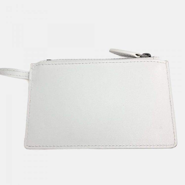 Pre Owned Alaia White Leather Laser Cut Mina Bag