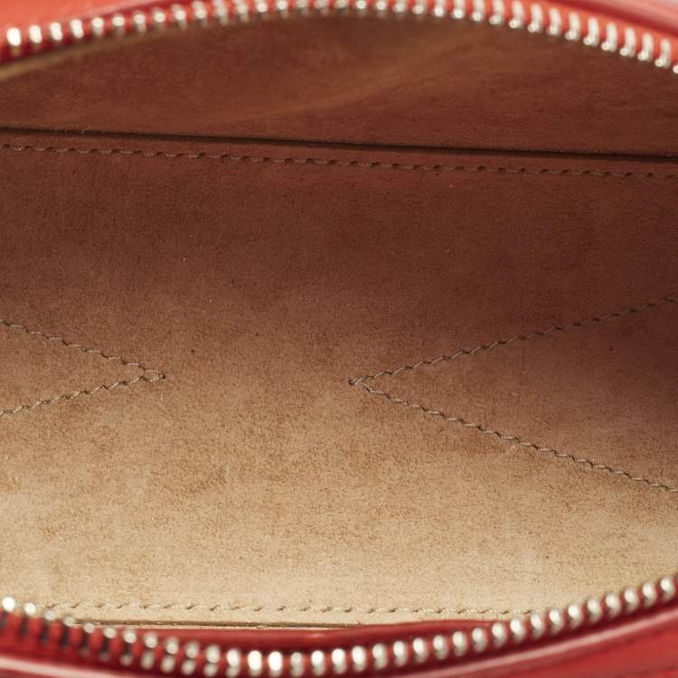 Pre Owned Alaia Red Le Teckel Small Leather Shoulder Bag