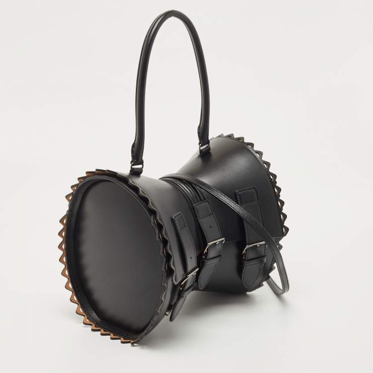 Pre Owned Alaia Black Leather Edition 1992 Corset Bag