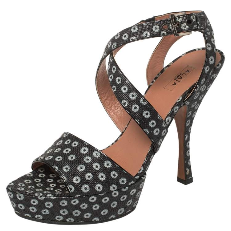 Ankle Boot Floral Print Womens Warm High Heels Block Platform Round Toe Zip  Warm | eBay