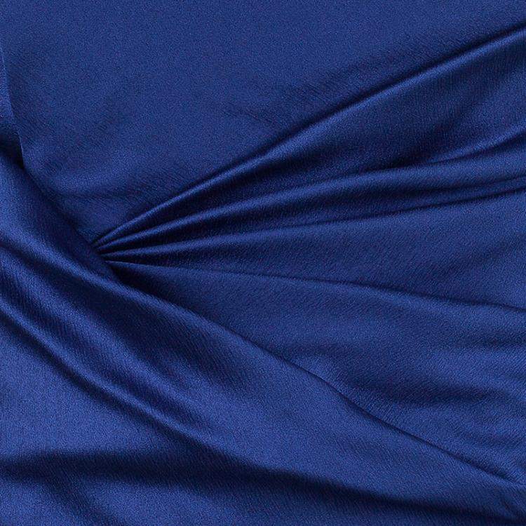 Pre Owned Alberta Ferretti Blue Strapless Fishtail Gown L