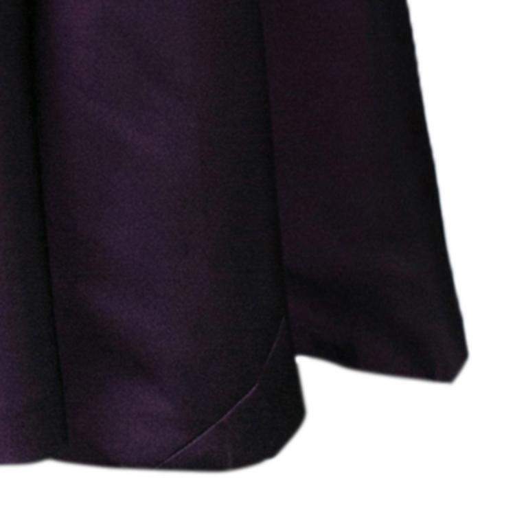 Pre Owned Alberta Ferretti Limited Edition Purple Silk Gown S