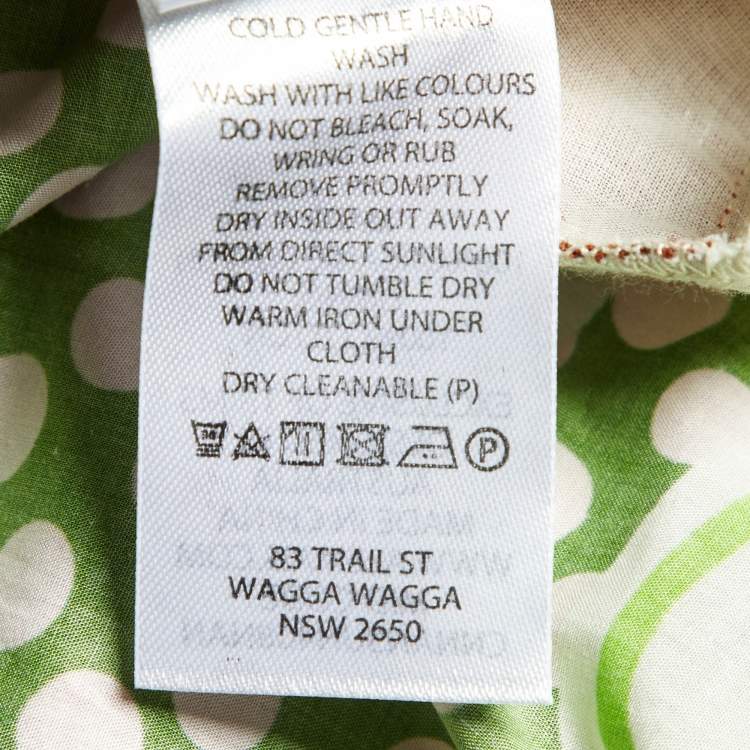 Pre Owned Alemais Multicolor Lemonis Print Cotton Midi Shirt Dress L