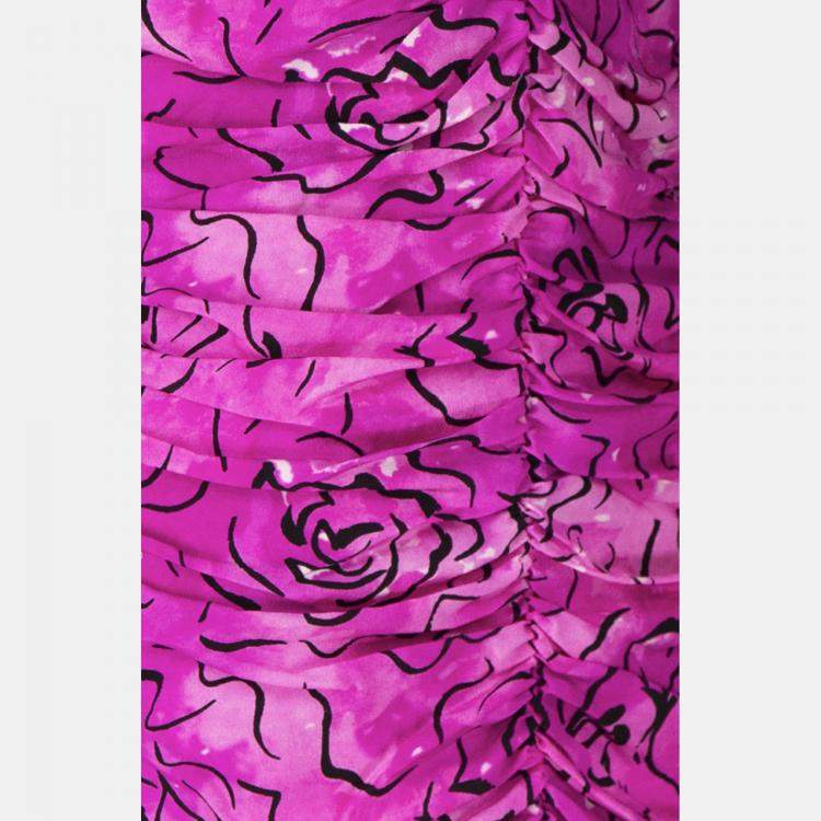 Pre Owned Alessandra Rich Silk Women's mini dress IT 42