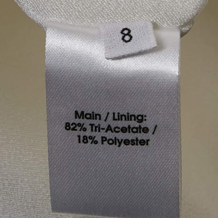 مملوكة مسبقًا Alex Perry White Crepe One Shoulder Drape Detail Gown S