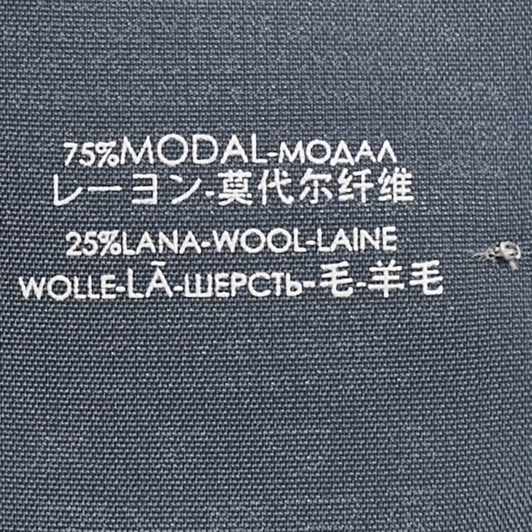 Pre Owned Alexander McQueen Black Modal Giant Butterfly and Skull Scarf