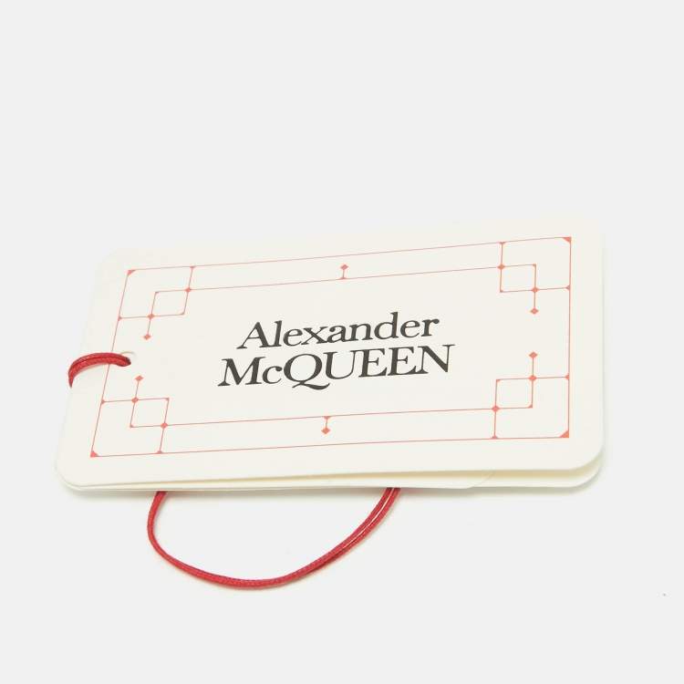 Pre Owned Alexander McQueen Black Skull Printed Modal & Silk Scarf