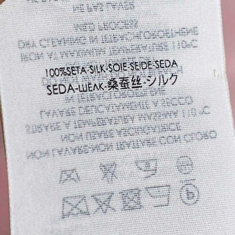 Pre Owned Alexander McQueen Pink Cameo and Curiosities Silk Scarf