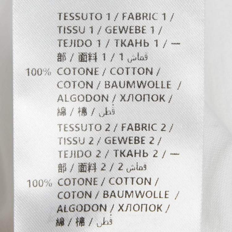 Pre Owned Alexander McQueen White Cotton balloon Sleeve Open Shoulder Top S