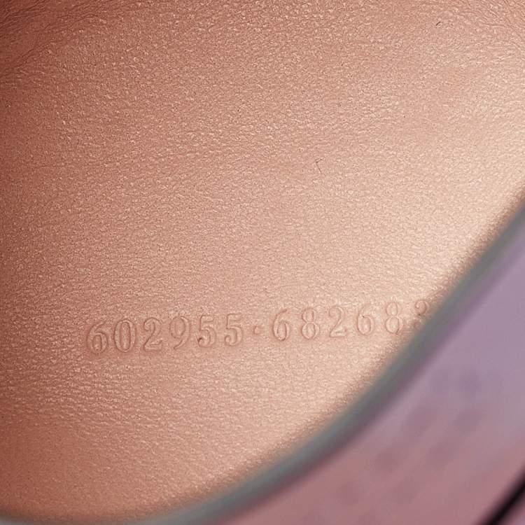Pre Owned Alexander McQueen Lilac Leather Mini The Curve Bucket Bag