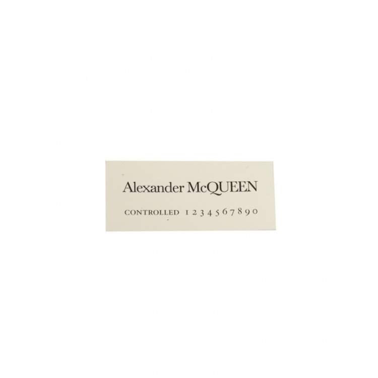 Pre Owned Alexander McQueen Black Leather The Curve Bag