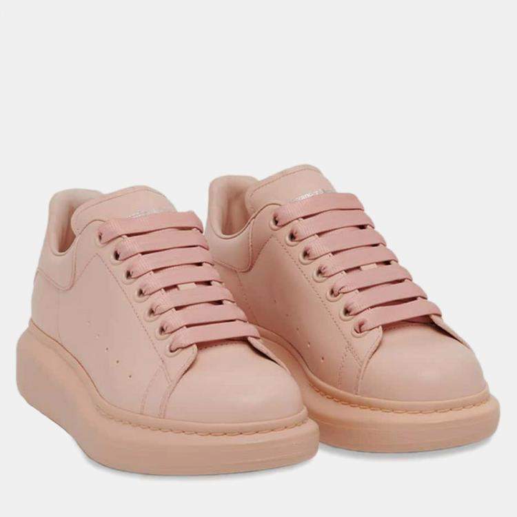 Pre Owned Alexander McQueen Oversized Sneaker in Blush Pink Size 39.5