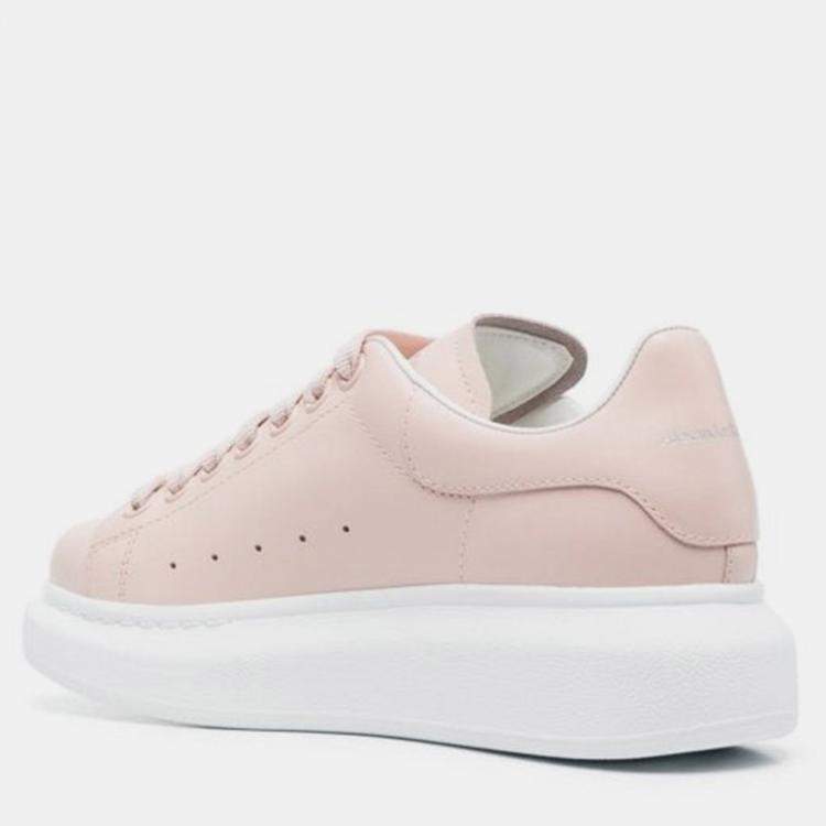 Pre Owned Alexander McQueen Oversixed Sneaker in Blush White Size 35
