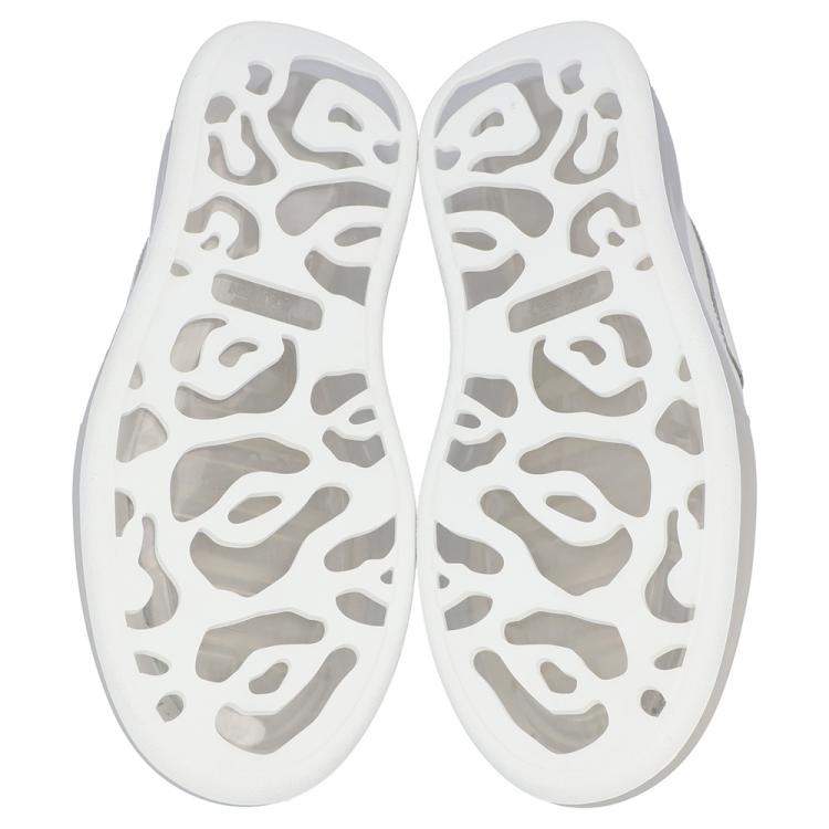 Pre Owned Alexander McQueen White Oversized Clear Sole Sneakers Size EU 39