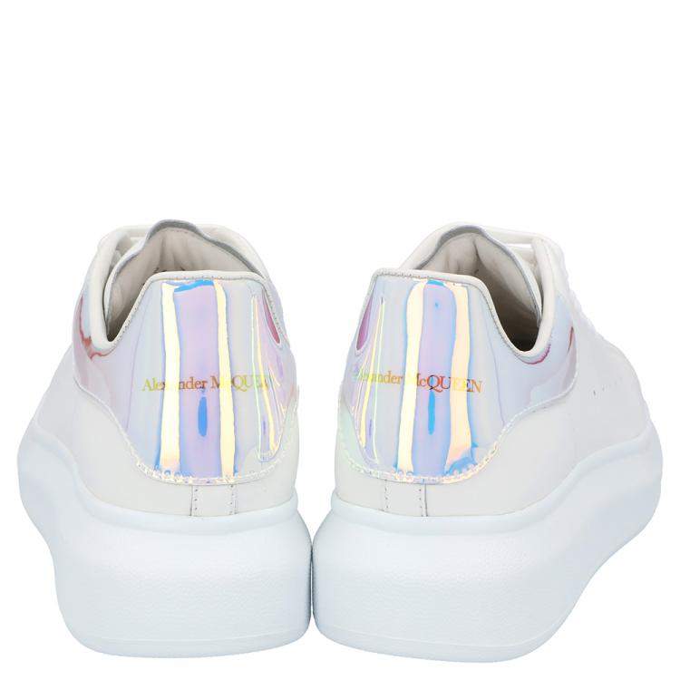 Pre Owned Alexander McQueen Multicolor Oversized Clear Sole Sneakers Size EU 36
