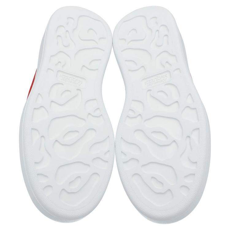 Pre Owned Alexander Mcqueen White/Red Oversized Sneaker Size EU  35