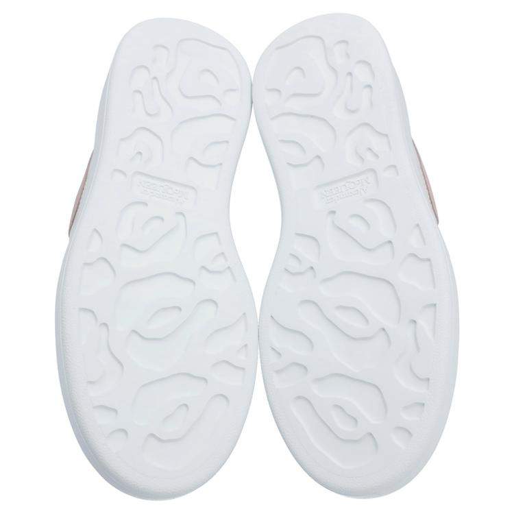 Pre Owned Alexander McQueen White/Pink Oversized Sneaker Size 39