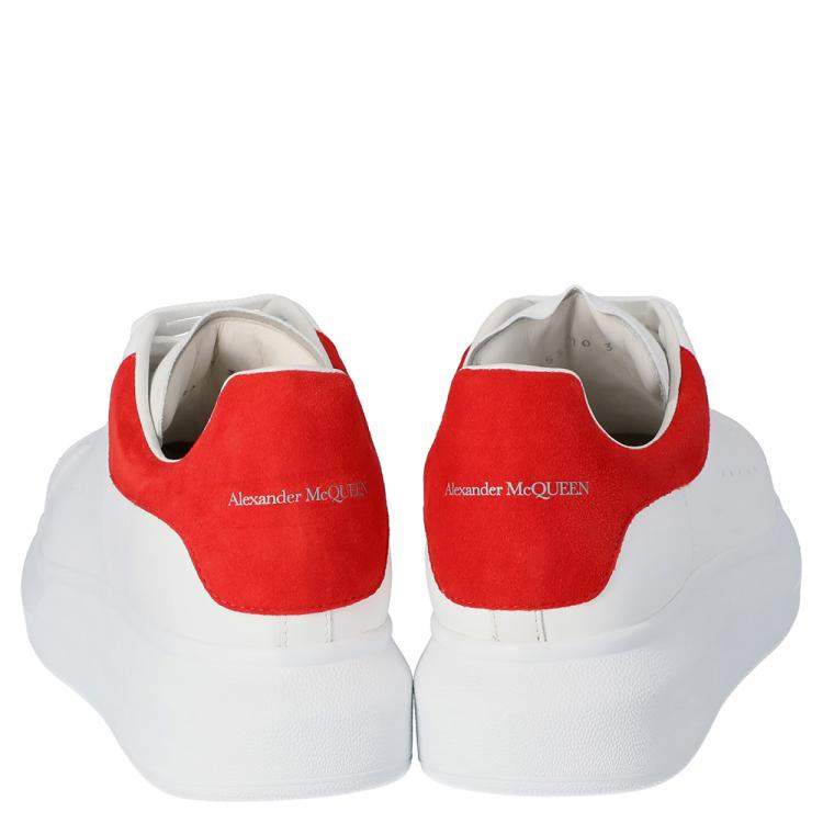 Pre Owned Alexander McQueen White Oversized Sneakers EU 39