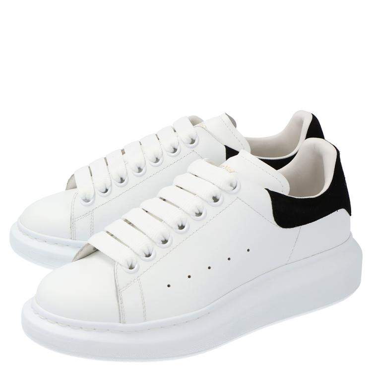 Pre Owned Alexander McQueen White Oversized Sneakers Size EU 39