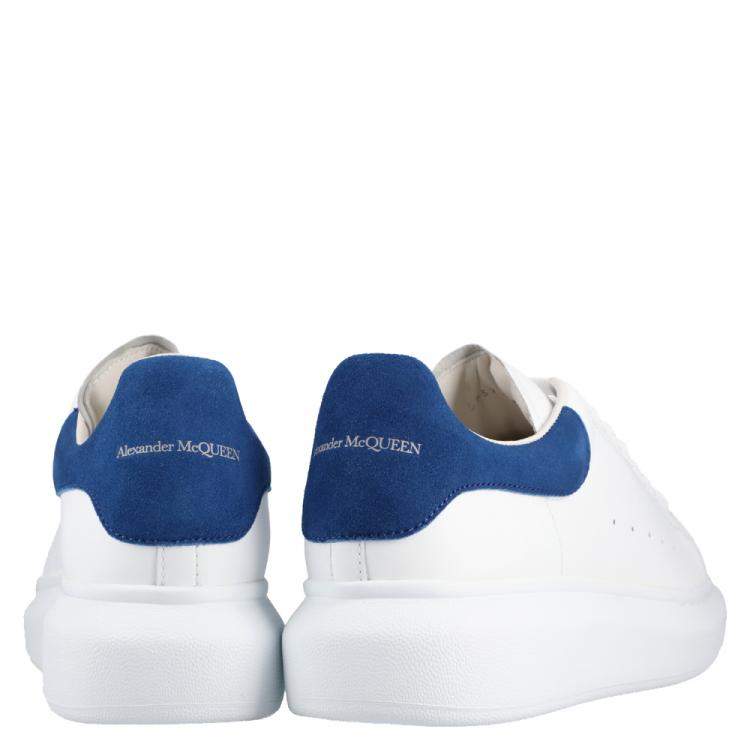 Pre Owned Alexander McQueen White/Blue Women's Oversized Sneaker EU 35