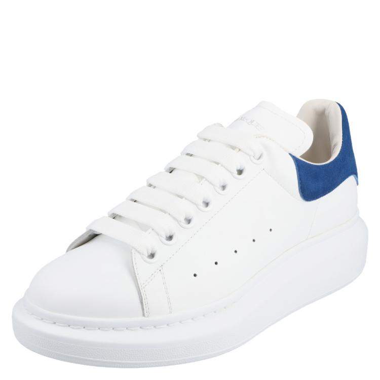 Pre Owned Alexander McQueen White/Blue Women's Oversized Sneaker EU 35