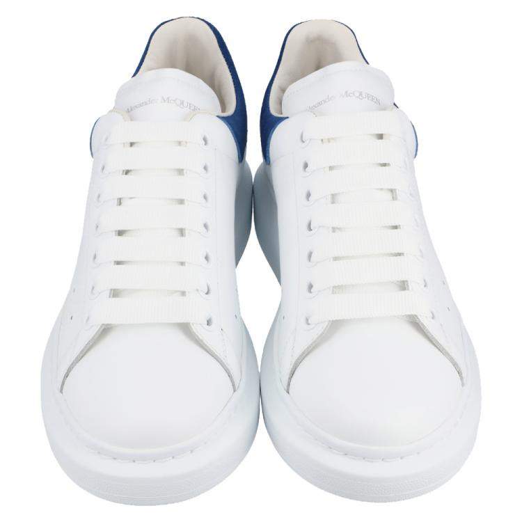 Pre Owned Alexander McQueen White/Blue Women's Oversized Sneaker EU 35
