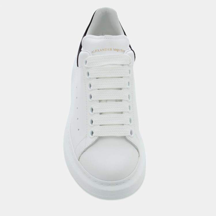 Pre Owned Alexander McQueen White/Black Women's Oversized Sneakers EU 41