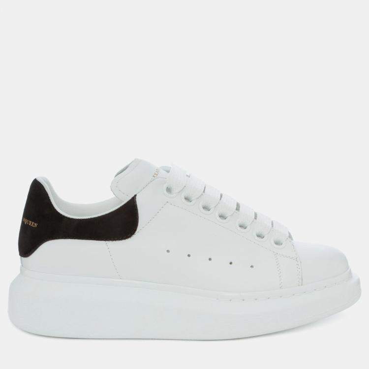 Pre Owned Alexander McQueen White/Black Women's Oversized Sneakers EU 41