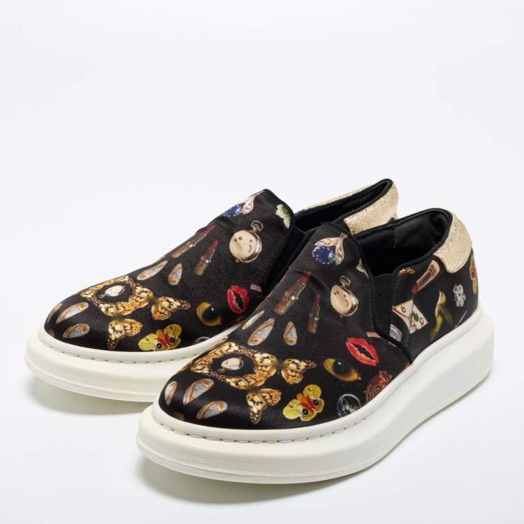 Alexander mcqueen slip on sneakers online