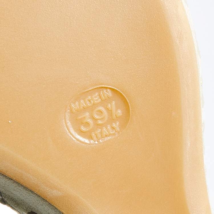 Pre Owned Alexander McQueen Grey Suede Peep-toe Slingback Sandals Size 39.5