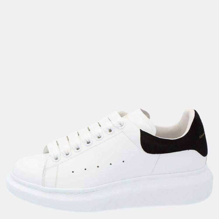 Alexander McQueen White/Black Women's Oversized Sneakers Size EU