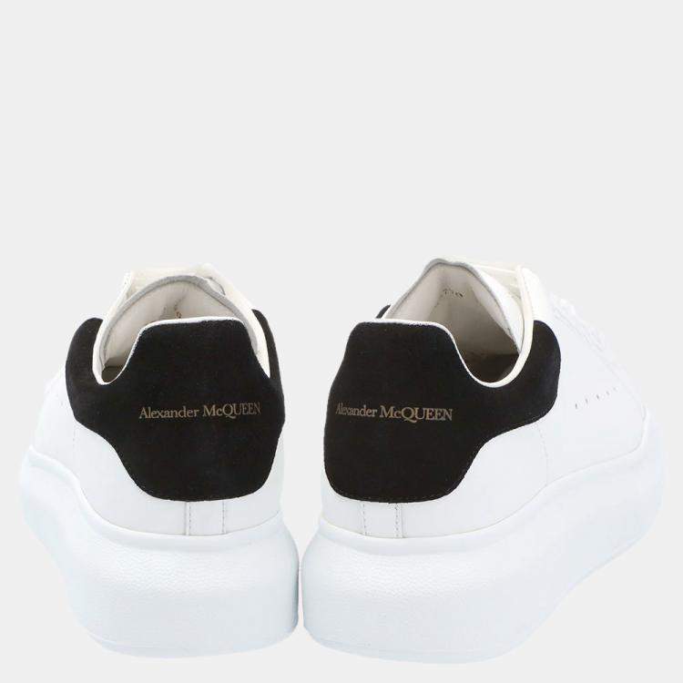 Pre Owned Alexander McQueen White/Black Women's Oversized Sneakers Size EU 39