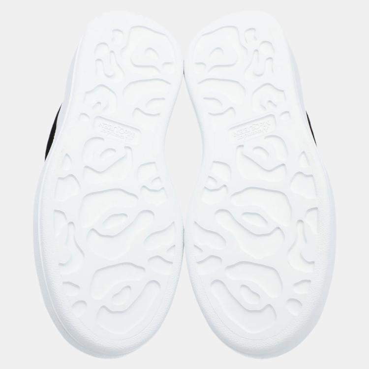 Pre Owned Alexander McQueen White/Black Women's Oversized Sneakers Size EU 39