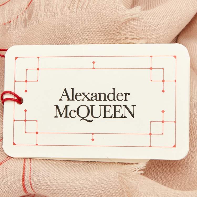 Pre Owned Alexander McQueen Beige Cashmere Scarf