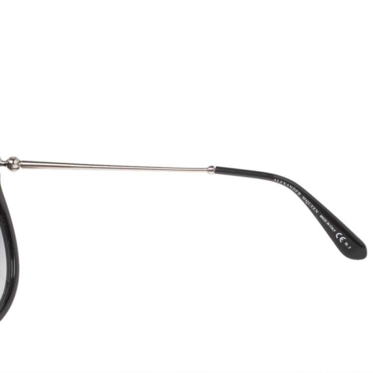 Pre Owned Alexander McQueen Black/ Grey Gradient AMQ 4273/S Cat Eye Sunglasses