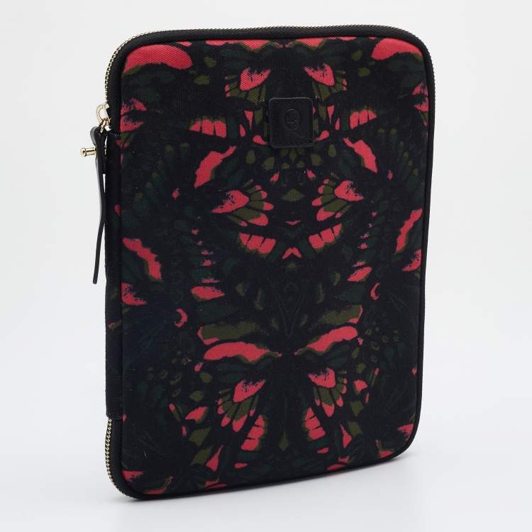 Pre Owned Alexander McQueen Multicolor Printed Canvas iPad Cover