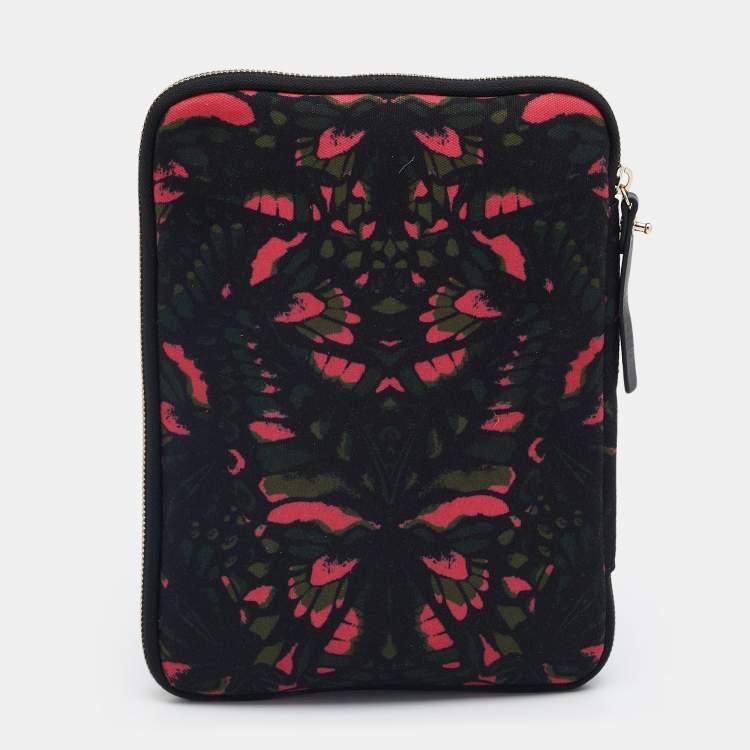 Pre Owned Alexander McQueen Multicolor Printed Canvas iPad Cover