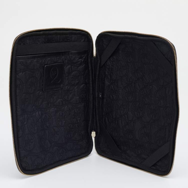 Pre Owned Alexander McQueen Multicolor Printed Canvas iPad Cover