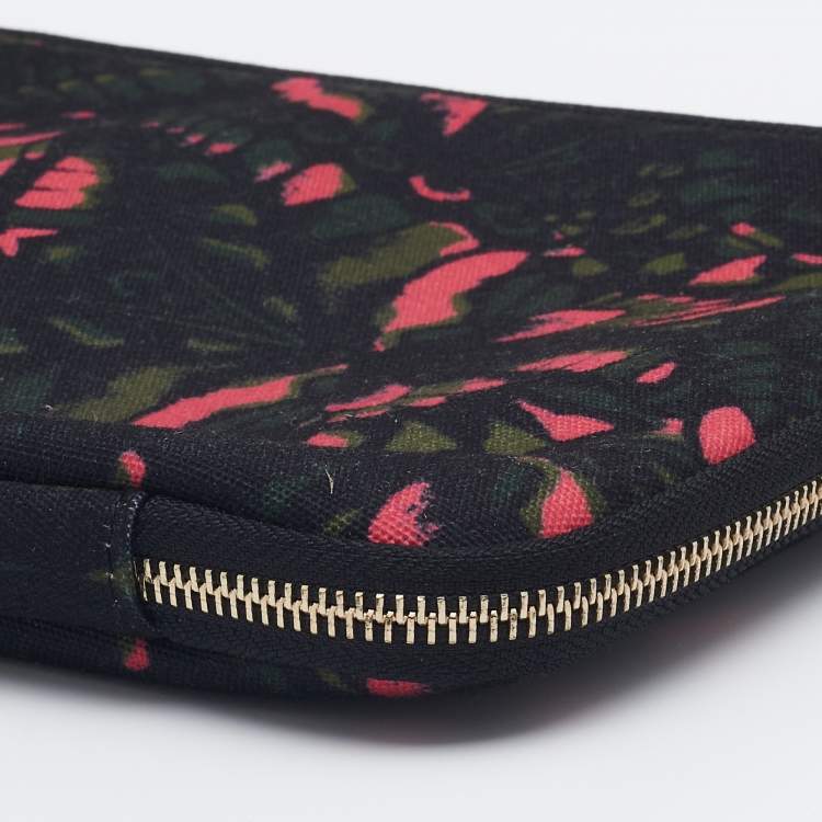 Pre Owned Alexander McQueen Multicolor Printed Canvas iPad Cover