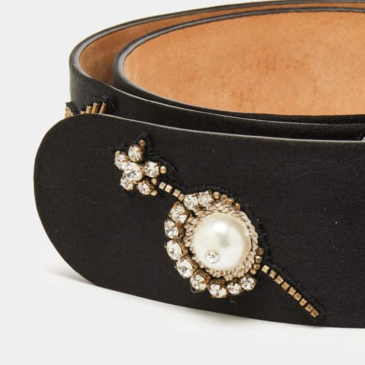 Embellished waist outlet belt