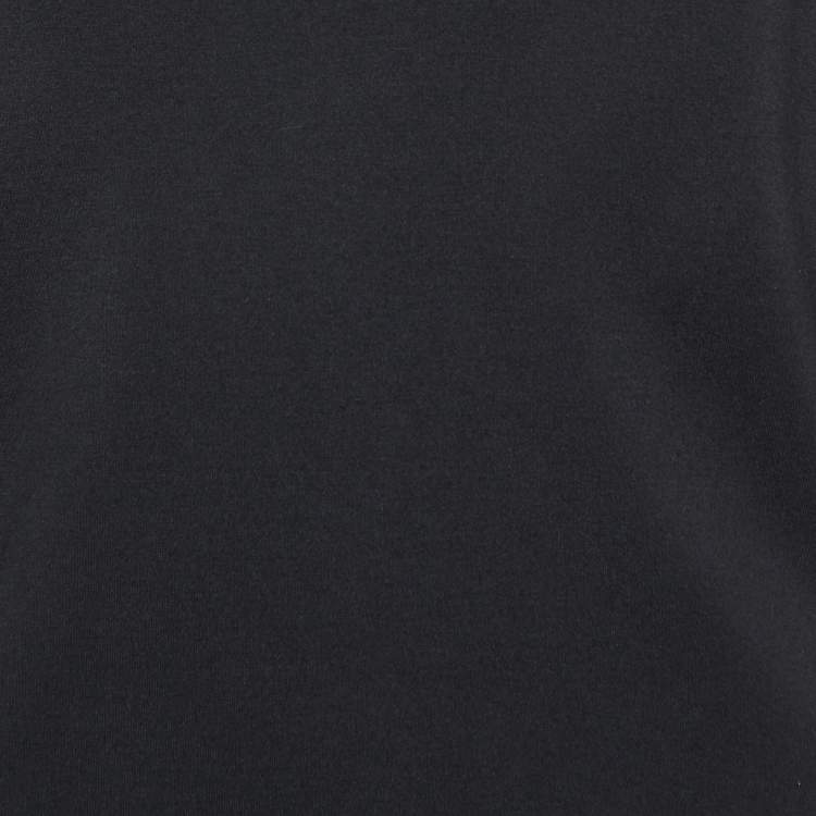 Pre Owned Alexander McQueen Black Jersey Full Sleeves Bodysuit L