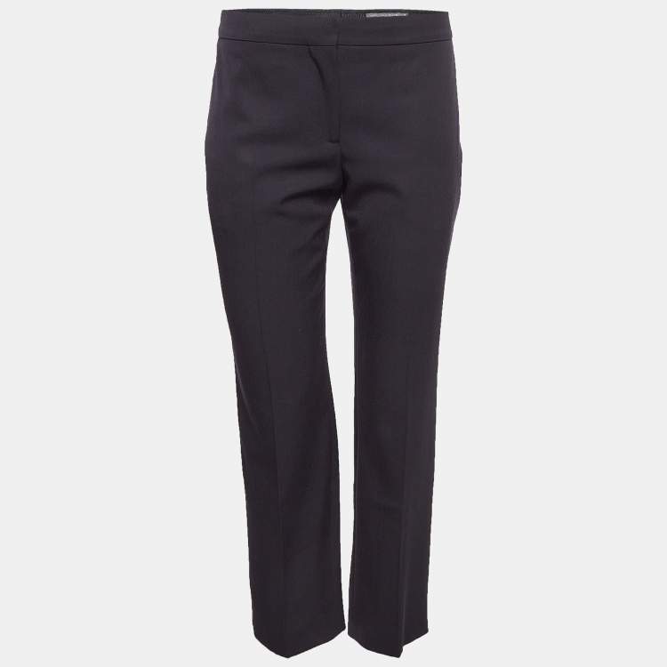 Pre Owned Alexander McQueen Navy Blue Trousers M
