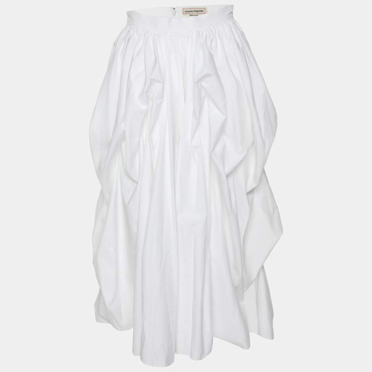スカート ALEXANDER MCQUEEN COTTON MIDI SKIRT luxury-women-alexander-mcqueen