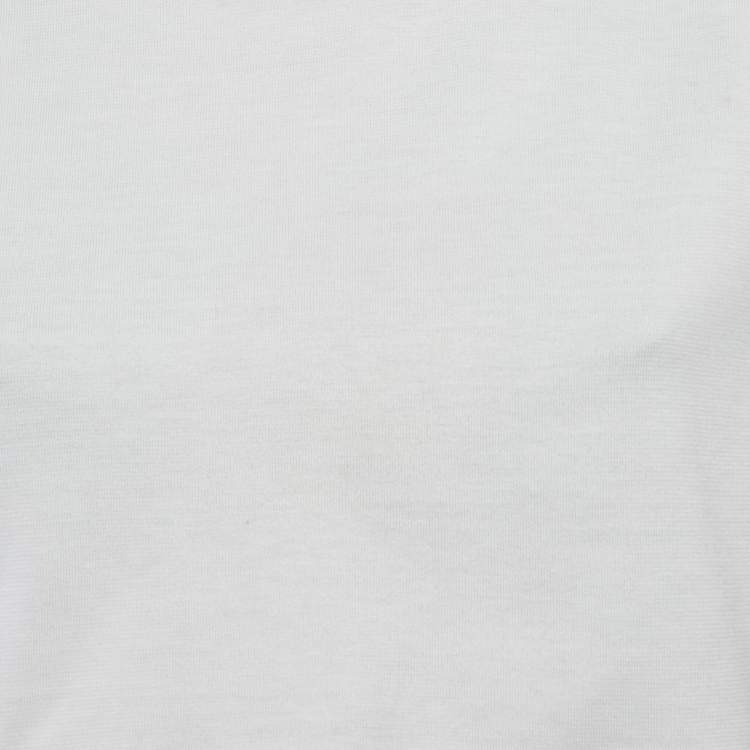 Pre Owned Alexander McQueen White Cotton Bustier Crop Top S
