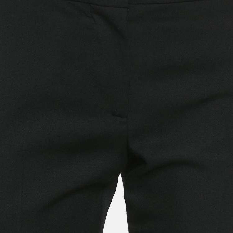 Pre Owned Alexander McQueen Black Wool Formal Trousers S