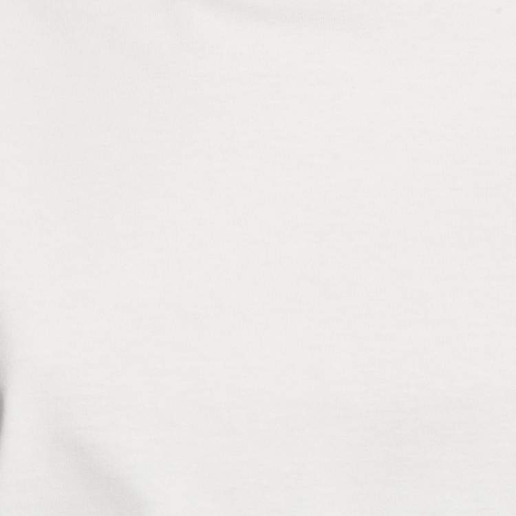 Pre Owned Alexander McQueen White/black Cotton Corset T-Shirt S